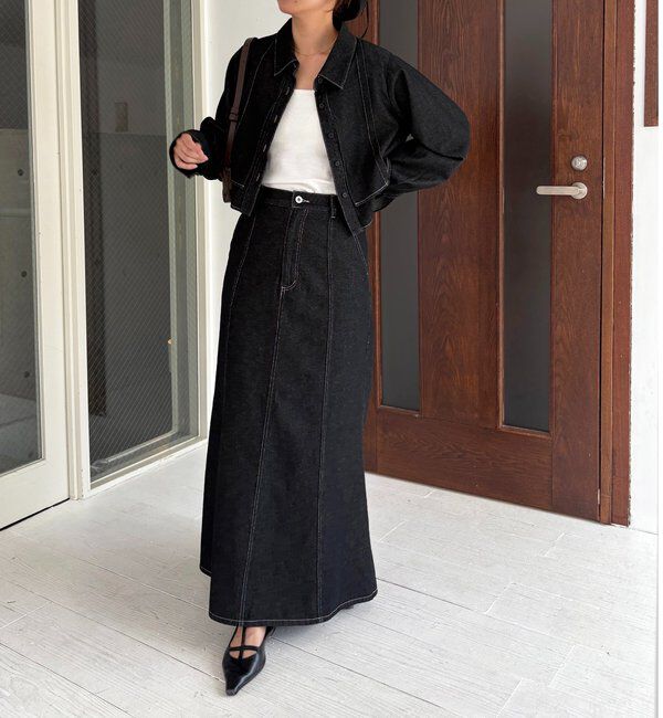  「【セットアップ対応】コットンフレアスカート」|スカート|