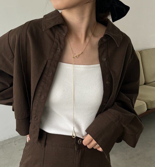  「〈GOLDY/ゴールディ〉ドロップロングYネックレス」|リング|