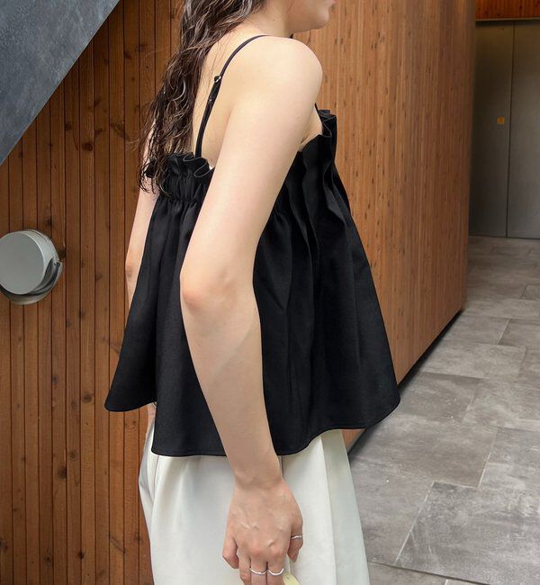  「【オールシーズン◎】タックフレアキャミ」|シャツ・ブラウス|