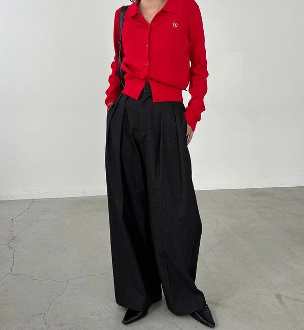  「〈C.L〉ポロカーディガン」|カーディガン|