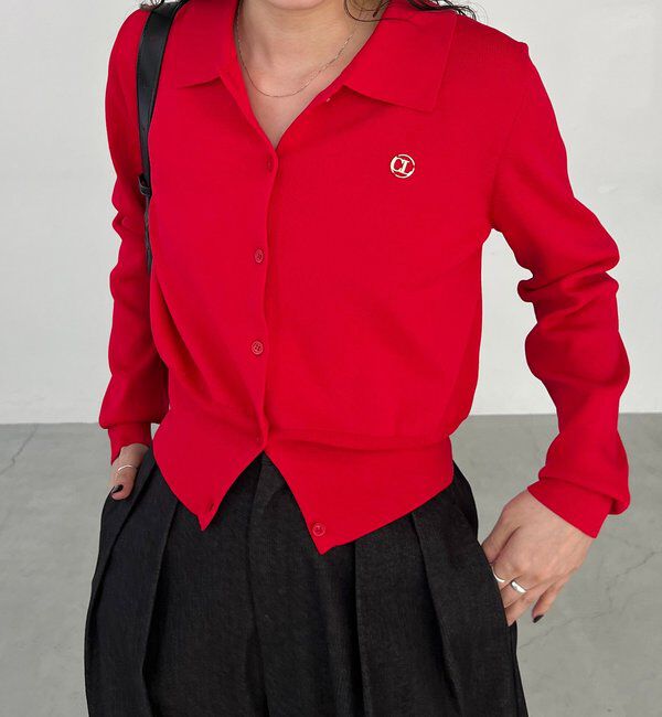  「〈C.L〉ポロカーディガン」|カーディガン|