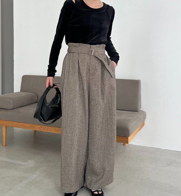  「レイヤードベロアTシャツ」|Tシャツ・カットソー|