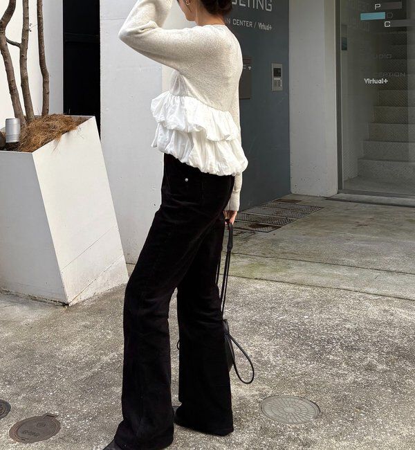  「バルーンティアードプルオーバー」|ニット・セーター|