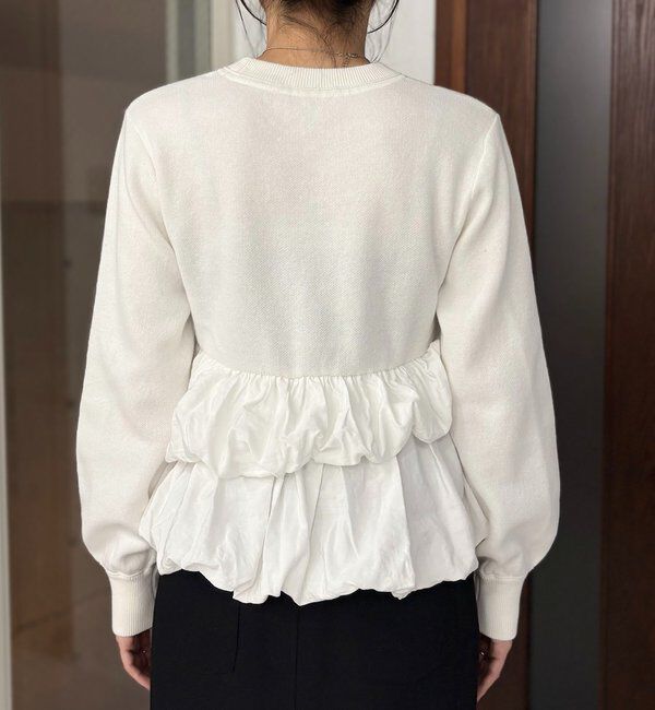  「バルーンティアードプルオーバー」|ニット・セーター|