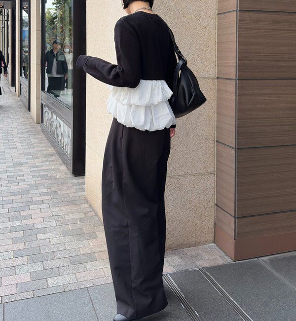  「バルーンティアードプルオーバー」|ニット・セーター|