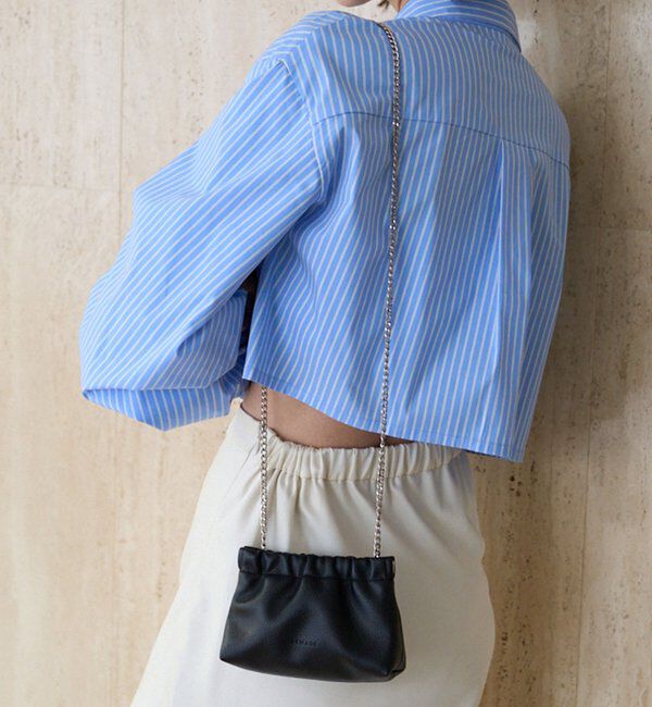  「チェーンギャザーポーチバッグ」|その他|