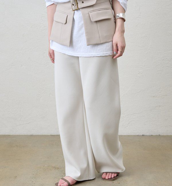  「ダブルクロスワイドパンツ」|チノ|