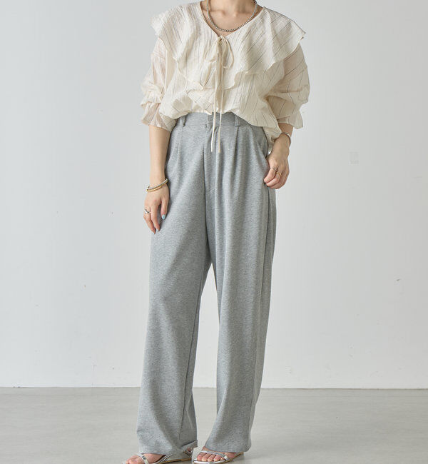  「フリルカラーブラウス」|シャツ・ブラウス|