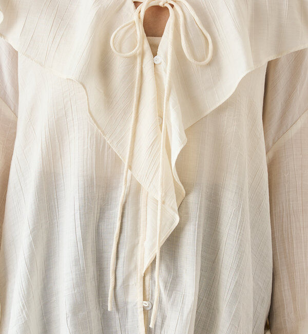  「フリルカラーブラウス」|シャツ・ブラウス|