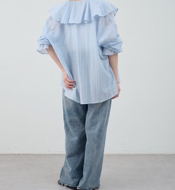  「フリルカラーブラウス」|シャツ・ブラウス|