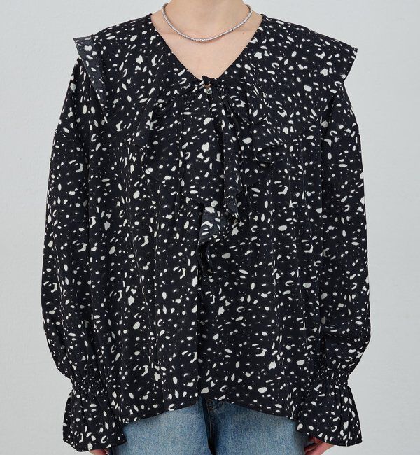  「フリルカラーブラウス」|シャツ・ブラウス|