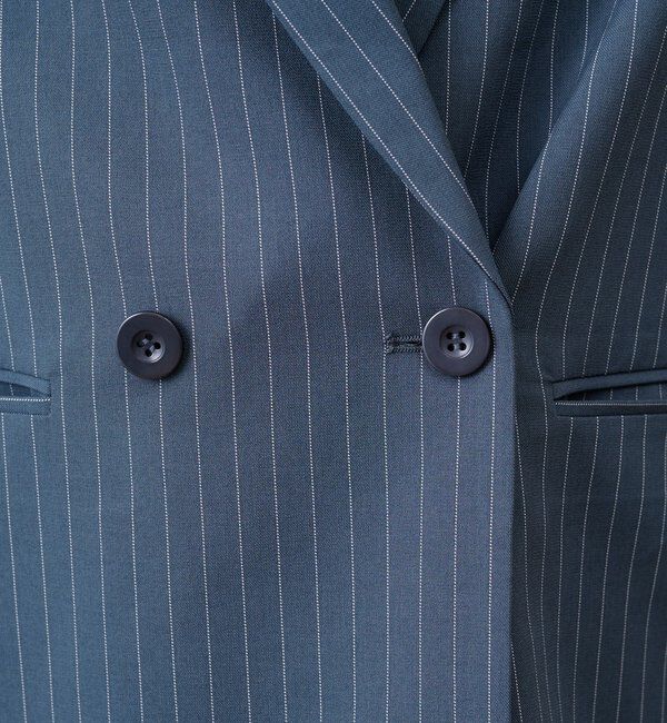  「ストライプビッグジャケット」|テーラードジャケット|