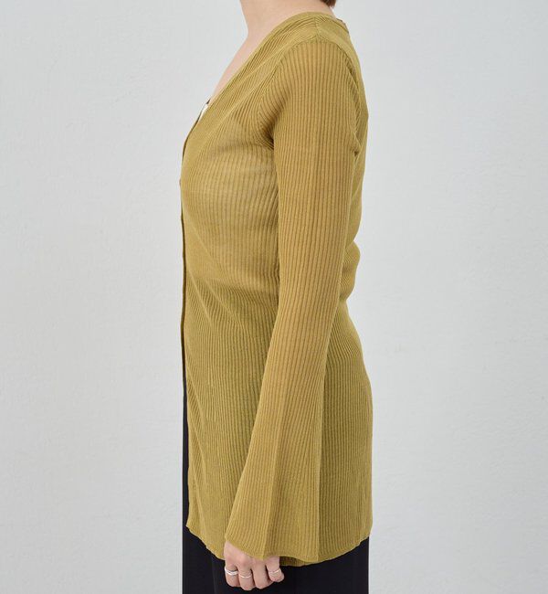  「【インフルエンサー＠komorin_コラボ】チョーカーリブカーディガン」|カーディガン|