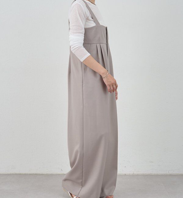  「ハイウエストサロペット」|オールインワン|