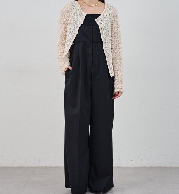  「ハイウエストサロペット」|オールインワン|