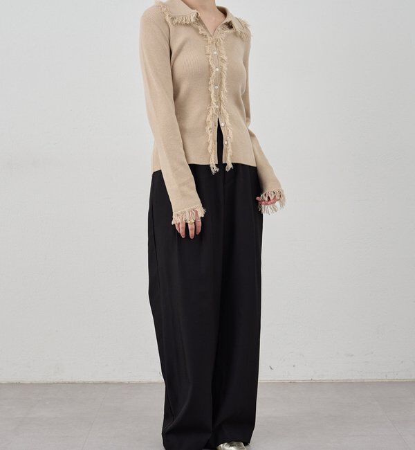  「フリンジカーディガン」|カーディガン|