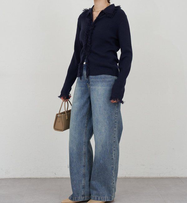  「フリンジカーディガン」|カーディガン|