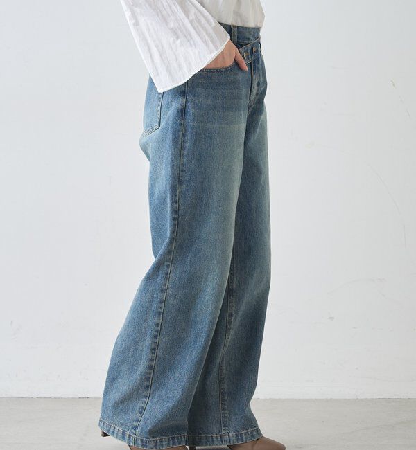  「ウエストデザインデニム」|デニム|