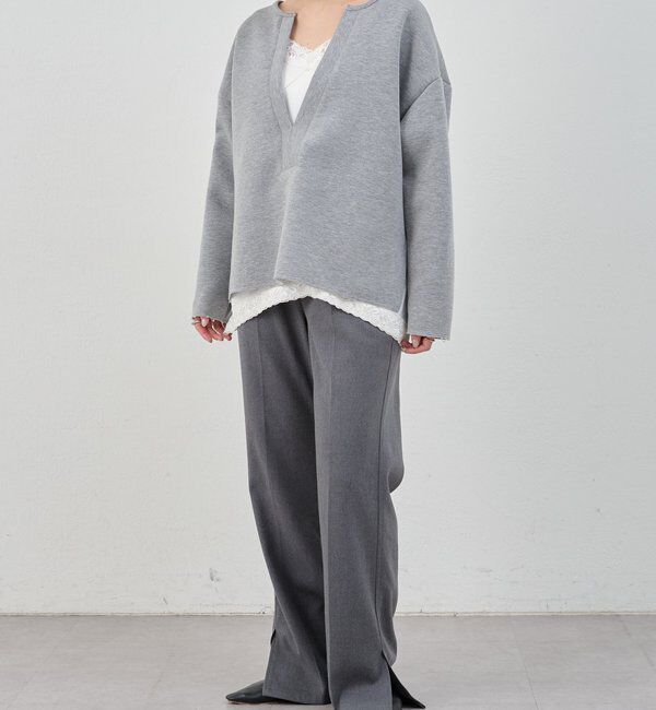  「【インフルエンサー＠tsuru00コラボ】スキッパーポンチプルオーバー」|ニット・セーター|