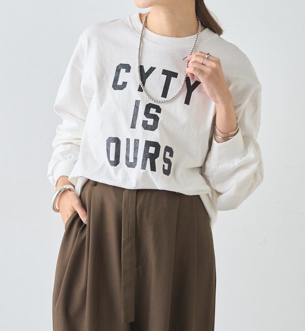  「ロゴロンTEE」|Tシャツ・カットソー|オフホワイト