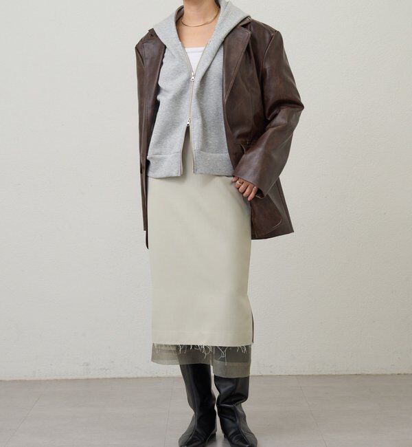  「【26SS予約】4WAYダブルレイヤードスカート」|スカート|