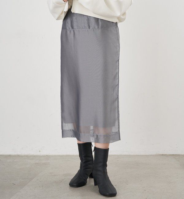  「【26SS予約】4WAYダブルレイヤードスカート」|スカート|