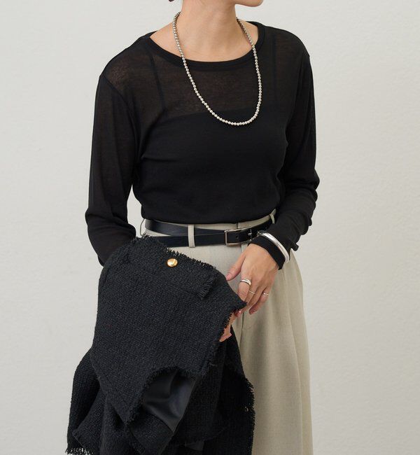  「【26SS予約】ベーシックシアーロンTEE」|Tシャツ・カットソー|