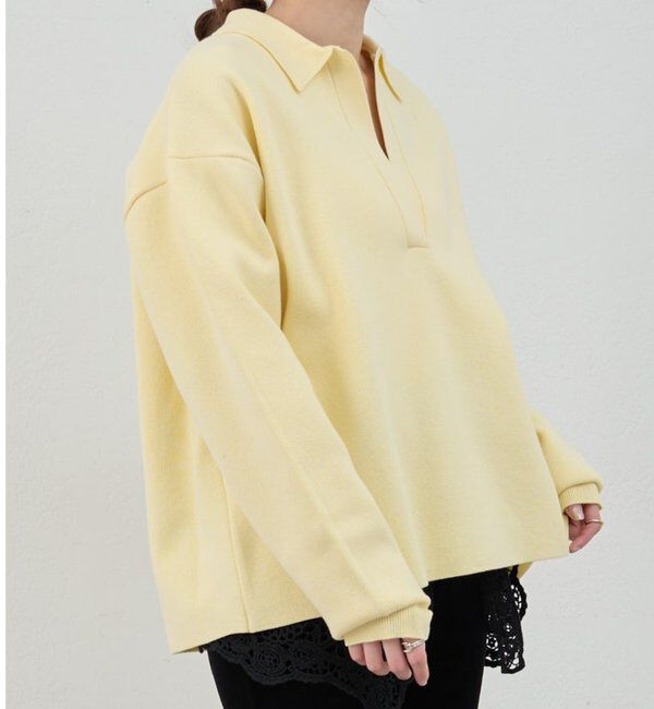  「スキッパーラガーニット」|ニット・セーター|