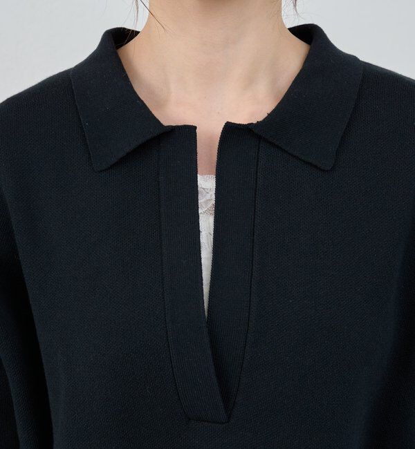  「スキッパーラガーニット」|ニット・セーター|