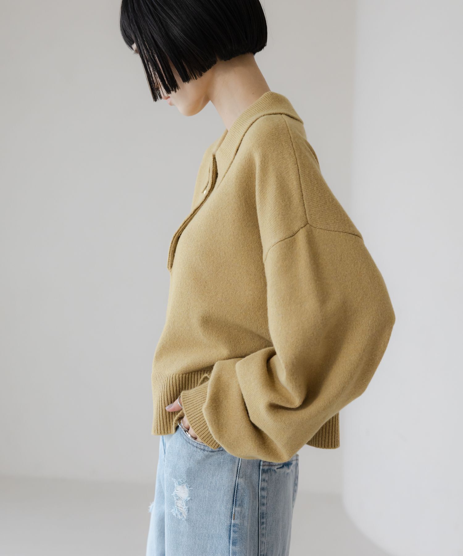 LOWRYS FARM「ﾎﾟﾛﾆｯﾄLS」|ニット・セーター|