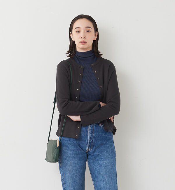 collex「ピュアウールリブタートルニット」|ニット・セーター|