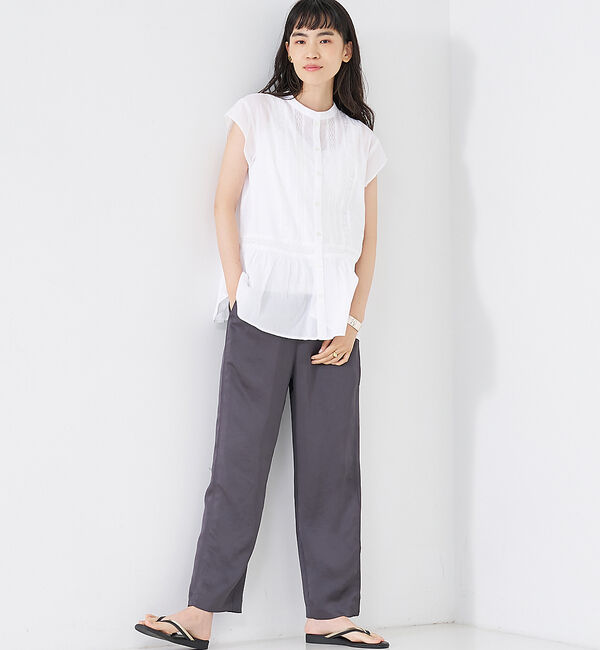 collex「コットンボイルレースブラウス」|シャツ・ブラウス|