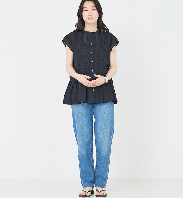 collex「コットンボイルレースブラウス」|シャツ・ブラウス|