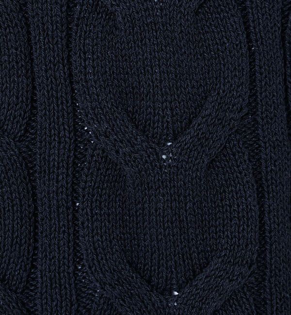 collex「コットンケーブル柄ベスト」|ベスト・ジレ|