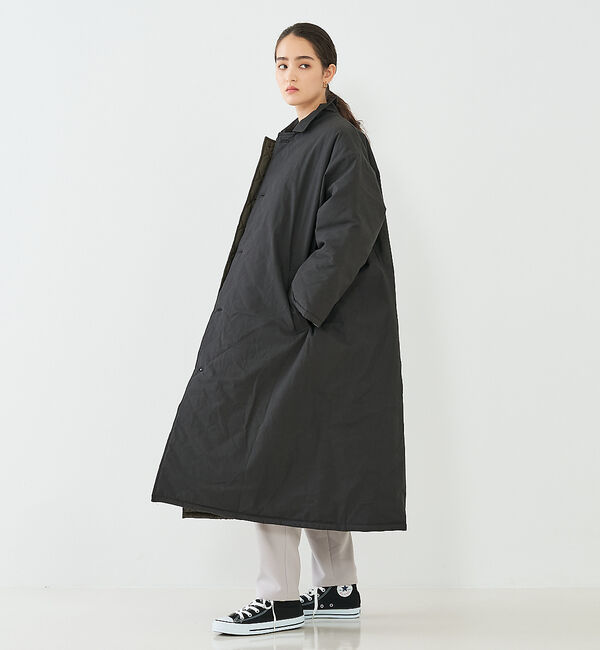 collex「【yarmo/ヤーモ】Quilting Lab Coat キルティングラボコート」|ステンカラーコート|