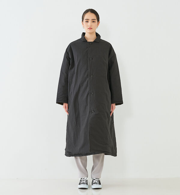 collex「【yarmo/ヤーモ】Quilting Lab Coat キルティングラボコート」|ステンカラーコート|