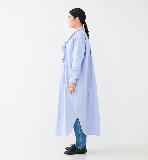 collex「フロトフリルシャツワンピース」|ワンピース|