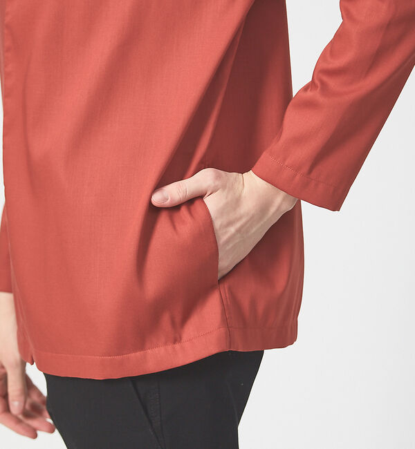 ABAHOUSE「T/R ストレッチツイル シャツカーディガン」|シャツ・ブラウス|