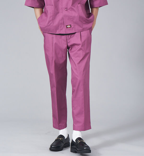 ABAHOUSE「【Dickies / ディッキーズ】MYSELF ABAHOUSE 別注 ルーズ」|チノ|パープル