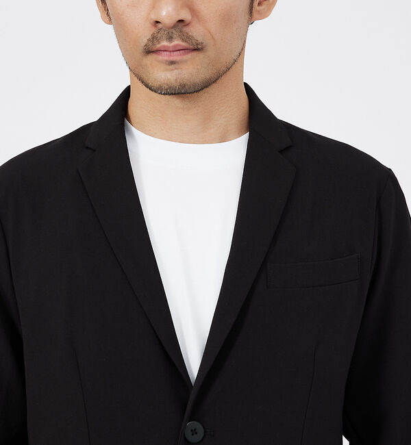 ABAHOUSE「【セットアップ対応】シルキータッチ ウォッシャブル ジャケット」|テーラードジャケット|