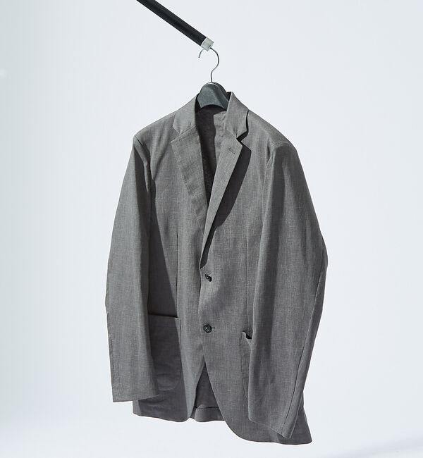 ABAHOUSE「【セットアップ対応】ソロストレッチリネン ライトジャケット / サマージャケット」|テーラードジャケット|