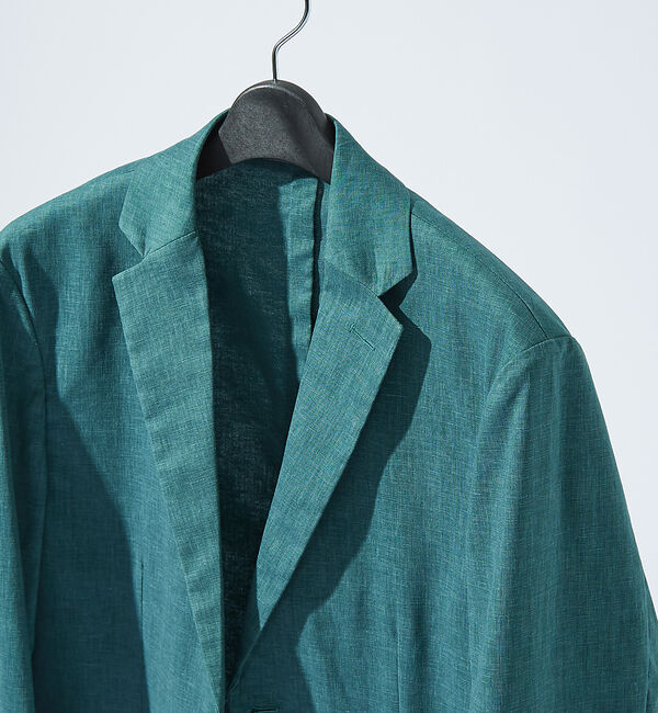 ABAHOUSE「【セットアップ対応】ソロストレッチリネン ライトジャケット / サマージャケット」|テーラードジャケット|