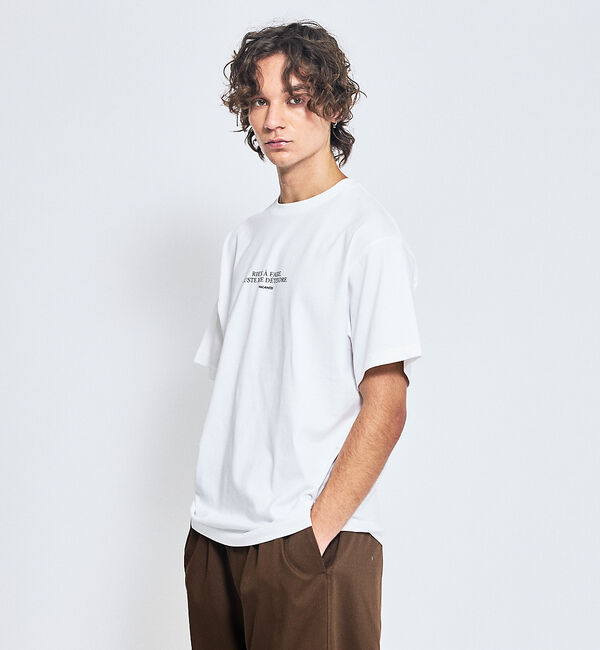 ABAHOUSE「ファインジャージー ロゴTシャツ / 半袖Tシャツ」|Tシャツ・カットソー|