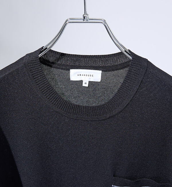 ABAHOUSE「メッシュニット シアーTシャツ/ サマーニット」|Tシャツ・カットソー|