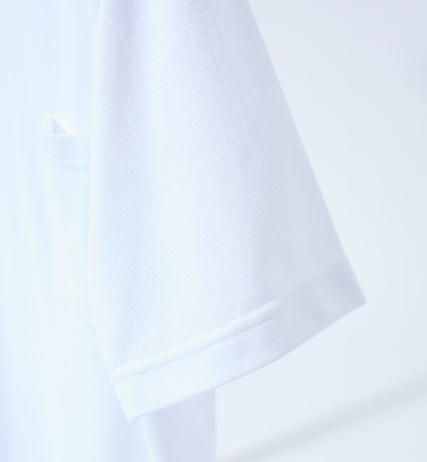 ABAHOUSE「キーネック カノコ半袖Tシャツ / フェイクレイヤード」|Tシャツ・カットソー|