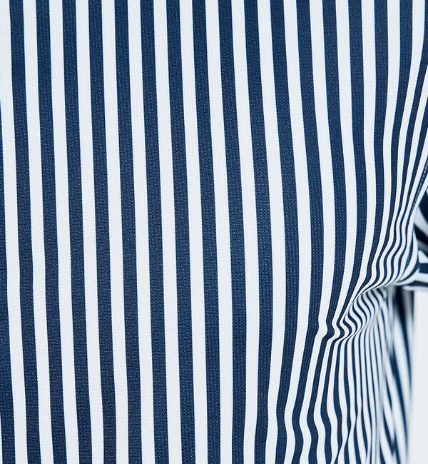 ABAHOUSE「【ON/OFF兼用】360&deg;ストレッチ ロンドンストライプ ワイドカラーシャツ」|シャツ・ブラウス|