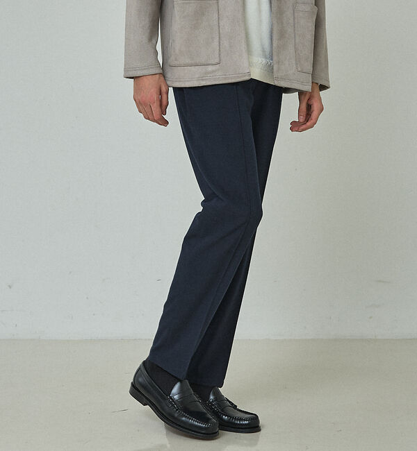 ABAHOUSE「【ON/OFF兼用】パウダータッチ  ピンタック イージースラックス / 360」|スラックス|