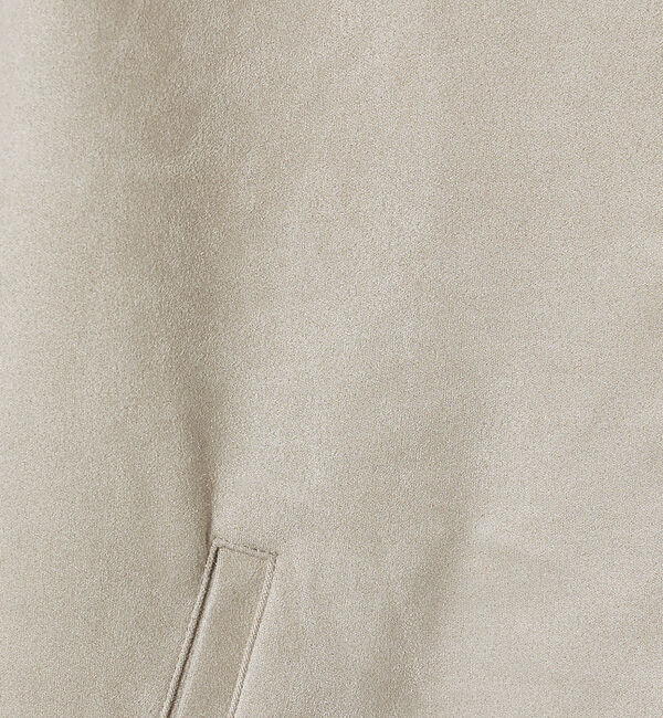 ABAHOUSE「【スエードライク】シングルライダース ブルゾン」|ライダースジャケット|