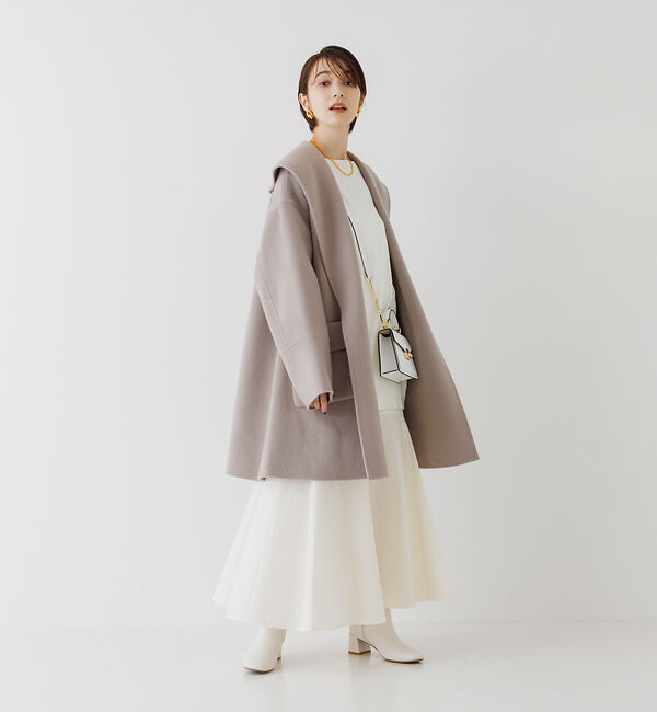 Rouge vif「キルトジャガード フレアスカート」|スカート|