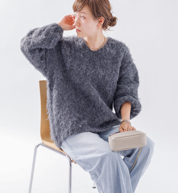 Rouge vif「シャギー ニットプルオーバー◆」|ニット・セーター|